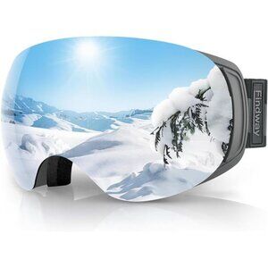 Ski Goggles OTG for Women Men Adult Youth-Over Glasses Snow